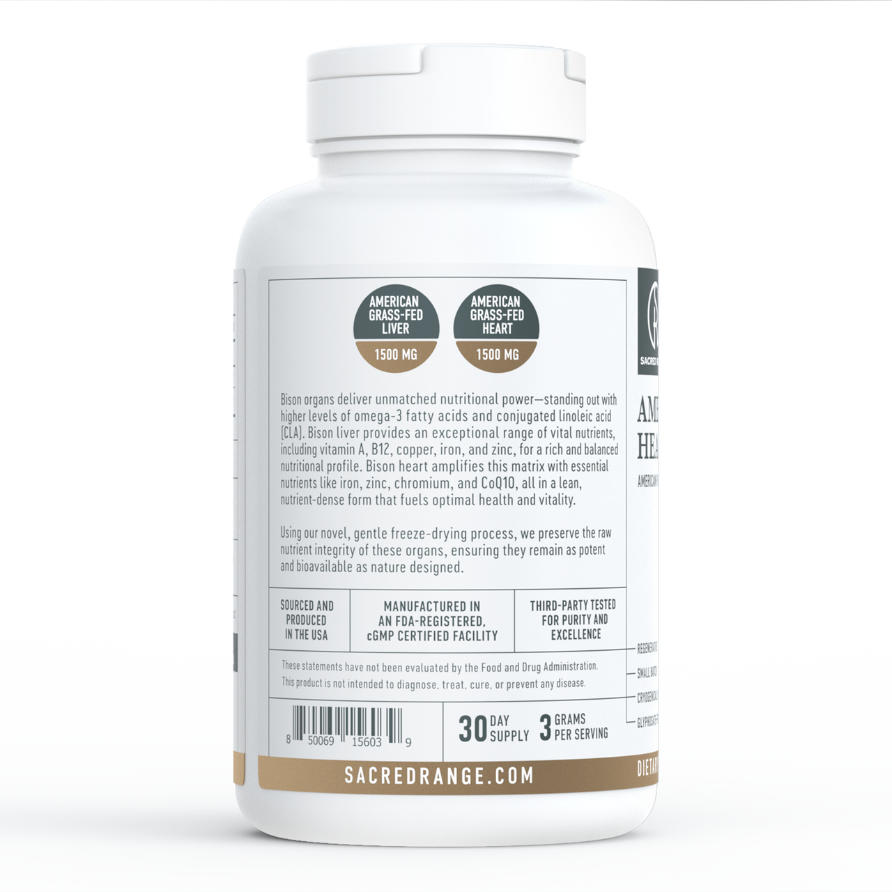 American Bison Heart & Liver