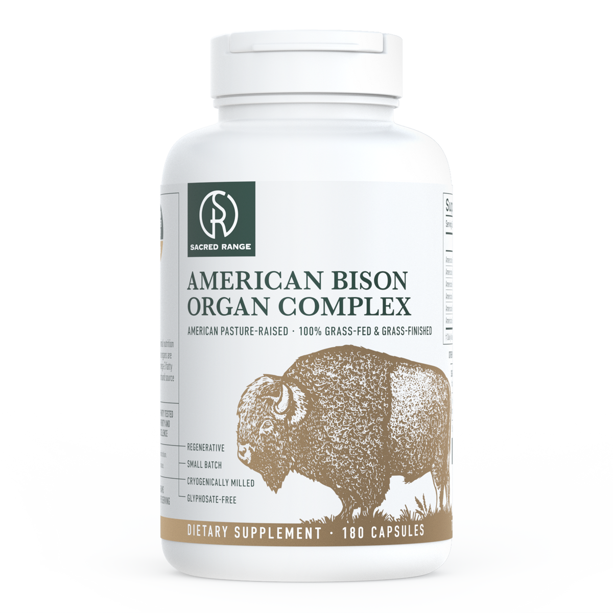 Bison Organ Supplements – Grass-Fed, Freeze-Dried | Sacred Range